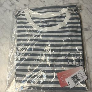 Ivory Ella Stripped T-Shirt